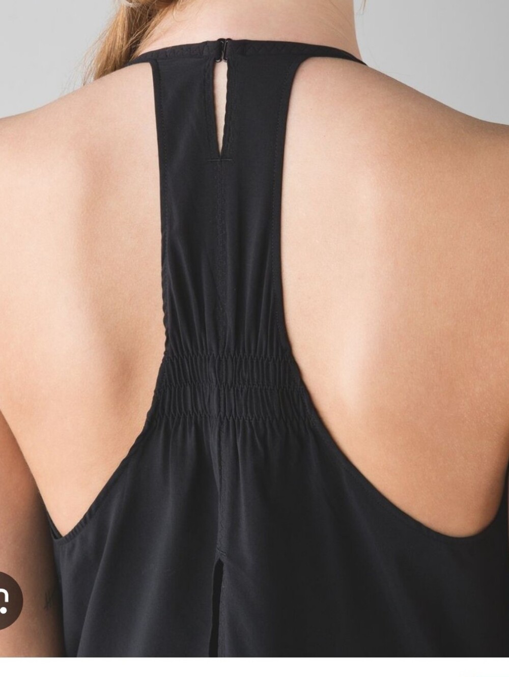 Lululemon Free Spirit Tank Black Women SzS Athletic Gym. Yoga Ultra Light Fabric - Picture 2 of 15